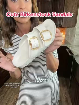 I've never been a fan of Birkenstocks but these are good! Cute, comfy, waterproof, and a great price! Literally checks all the boxes. ✔️✔️ #tiktokshopcreatorpicks #birks #birkenstocks #cutesandals #SummerVibes @Tillys 