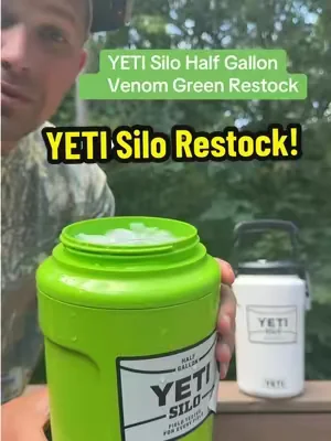 The YETI silo half a gallon bottle keeps selling out! The venom green has been gone, but was just restocked in the straw lid bottle. You can also get the magnetic tub cap option. If you’re looking for the ultimate 64 ounce insulated bottle from yeti this is it.  #yetisilo #yeticoolers #yetibottle #insulatedbottle #summerwins @YETI 