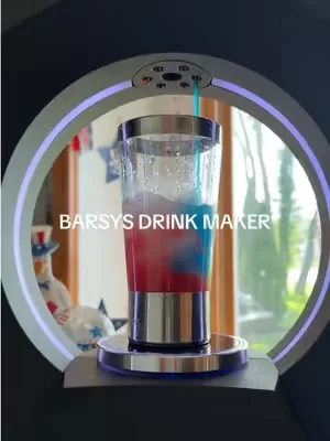 Making my robot bartender do all the work!  #barsys #drinkmaker #drinkmachine #robotbartender 