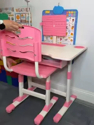 ESCRITORIO PARA NIÑOS CON MESA y SILLA AJUSTABLE #desk #mesaparaniños #mesaajustableparaniños #DealsForYouDays 