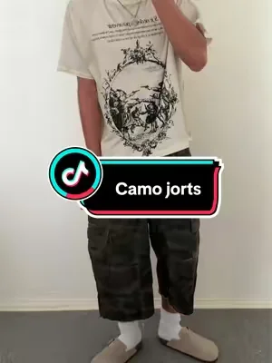 Affordable camo jorts. #camojorts #baggyjorts 
