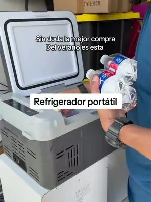 EUHOMY 12V Electric Cooler ❄️🚗 La mejor inversión para viajes, carretera, camping, pesca o como respaldo durante apagones. Enfría y congela sin necesidad de hielo, se controla desde tu teléfono por Bluetooth y funciona en el carro o con corriente. Mantén tus bebidas, alimentos o medicamentos siempre a la temperatura ideal. 🧊 #tiktokshopcreatorpicks #summerwins #summervibes #dealsforyoudays #summeressentials @EUHOMY  