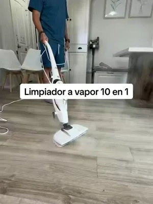 GLEEHILL 10-in-1 Steam Mop 🧼✨ Si eres de los que sienten que el piso solo queda realmente limpio con agua caliente, esta limpiadora a vapor 10 en 1 te va a facilitar la vida. Limpia pisos, baños, ventanas, estufas, juntas de azulejos y mucho más usando solo vapor, sin químicos agresivos. Incluye múltiples accesorios y paños reutilizables para limpiar prácticamente toda la casa con un solo equipo. #tiktokshopcreatorpicks #summerwins #summervibes #dealsforyoudays #summeressentials    