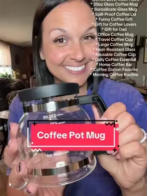 Big coffee energy in a tiny brew mug! ☕😂 This 20oz borosilicate glass coffee mug gives you plenty of room for your favorite brew while the spill-proof lid helps keep every sip where it belongs. Perfect for home, the office, road trips, or as a funny gift for the coffee lover in your life. Grab yours while it’s restocked and don’t miss these mid-year savings! #TinyBrew #CoffeeMug #CoffeeLover #GlassMug  #dealsforyoudays 