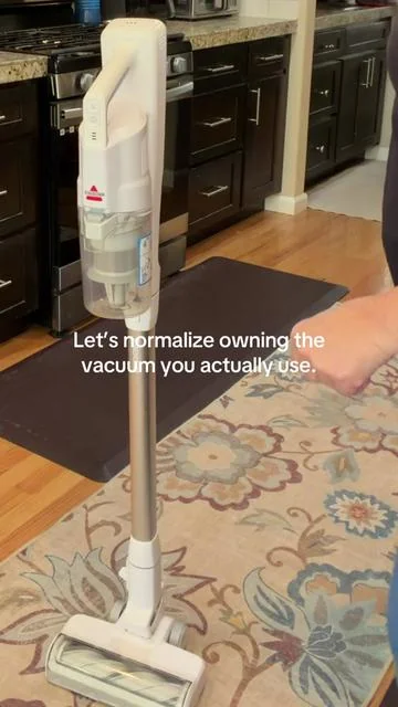 The most expensive vacuum in the house doesn’t help if it never leaves the closet. 🤷‍♀️ This one actually gets used. #BISSELL #HomeEssentials #CordlessVacuum #dealsforyoudays #summervibes 