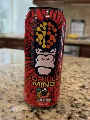 Gorilla Mind FRUIT PUNCH Energy Drink @Gorilla Mind #gorillamind #energydrink @GorillaMindEnergy 