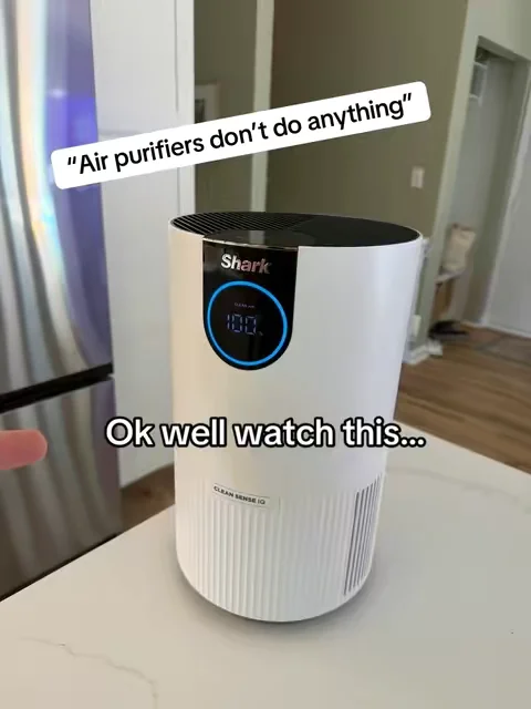 I personally could notice less itchy eyes in the mourning when I put this in my room. Great for a 500sqft room and last a super long time on one filter. #airpurifier #airquality #homefinds 
