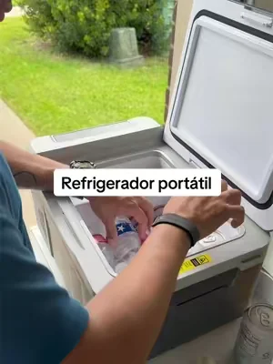 EUHOMY 12V Electric Cooler 🚗🏕️ Si haces viajes por carretera, camping o simplemente quieres estar preparado para un apagón, esta nevera portátil vale totalmente la pena. #tiktokshopcreatorpicks #summerwins #summervibes #dealsforyoudays #summeressentials  @EUHOMY  