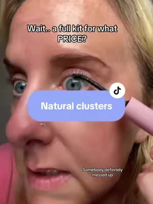 I finally tried the Cacoon Beauty Natural Clusters Set and now I totally understand the hype 👀. If you love a soft natural lash extension look without salon appointments #CacoonBeauty #tiktokmademebuyit #lashclusters #SummerBeauty #tiktokshopcreatorpicks