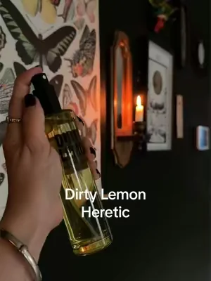 I’m legitimately shaking with excitement!!! I never thought I would see the day that I enjoyed a lemon spray for anything other than cleaning!! @herspiritspeaks_ 