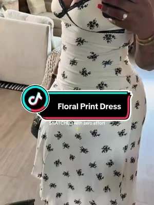 This dress had no business fitting this good. 😍 The lace detail, the flattering fit, and the way it hugs in all the right places? Immediate yes. 🖤🤍 ✔️ True to size ✔️ Stretchy & comfortable ✔️ Perfect for date night, brunch, vacation, or whenever you want to feel THAT girl Trust me you’ll get compliments every time you wear it. ✨ Tap the link and grab yours before it sells out! #tiktokshopcreatorpicks #dealsforyoudays #summerdress #maxidress #stretchy 