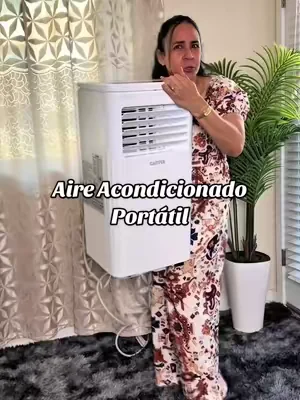 Aire Acondicionado pequeño y portátil, de bajo consumo y gran capacidad de enfriamiento. #ac #aireacondicionadoportatil #portableac #dealsforyoudays #air 