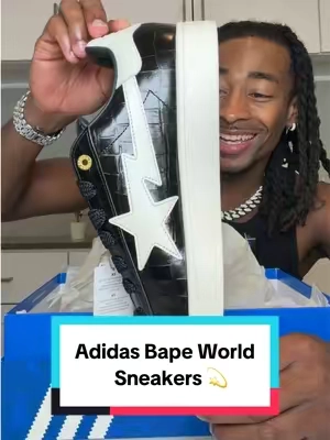 Adidas & BAPE collab on a sneaker that looks crazy GOOD 💫 #bape #adidas #dealsforyoudays #fashionsneakers #sneakerhead 