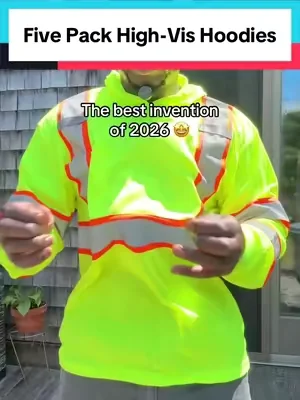 Five breathable high-vis hoodies for a crazy low price. #hivis #workwear #constructionworker #bluecollar #workshirts 