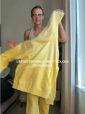 New drop alert! 💛🌼🍋  Obsessed with all these colors, and 100% cotton? Runnnnn  @Comfrt 