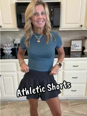 I’m in a small in these cute athletic shorts from @FireSwan @FireSwan Shop #dealsforyoudays #casualoutfits #athleticshorts #OOTD #workout 