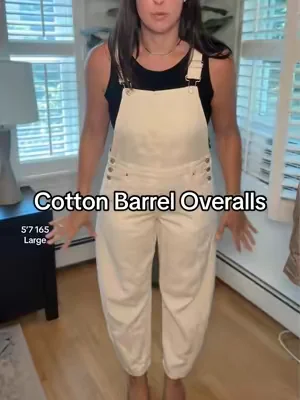 100% cotton barrel overalls...no notes #overalls #overallsoutfits #barreloveralls 