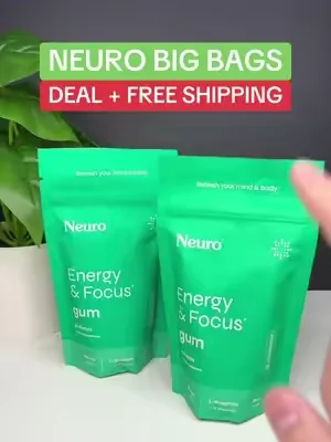 Natural Caffeine in every single piece! #neurogumspearmint 