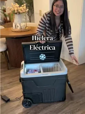 Mantén tus bebidas siempre a frías ❄️ideal para viajes #cooler #fridge #euhomy #DealsforYouDays #refrigerator 