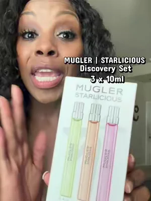 Discovery Set 3 x 10ml MUGLER | Starlicious Fragrance Mists Collection | Berry Licorice, Pistachio Praline, Pineapple Musk @Mugler #fragrancelab #DealsForYouDays #tiktokshopcreatorpicks #SummerWins #tiktokshopsummerturnup 