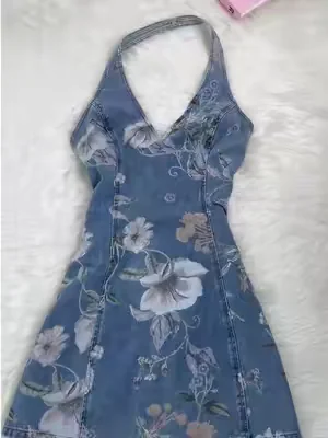 So comfy~✨💕#fashion #womenclothing #tiktokmademebuyit #spotlightfinds #usa🇺🇸 #dress #halterdress #soft #comfortable #skinfriendly#summervibe #minidress 