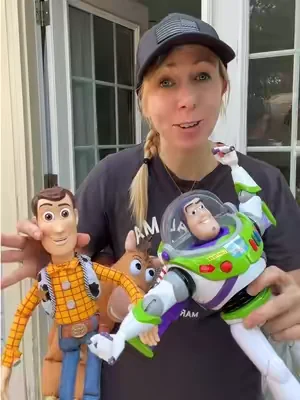 The Disney Store Toy Story characters are interactive - buzz Lightyear, woody, bullseye and all the others! Check ‘em out 
