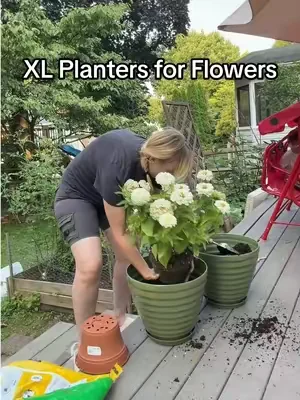 These XL planters are perfect for flowers, vegetables or houseplants. Perfect for a container garden! 