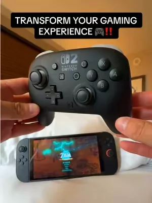 The pro controller will transform your gaming experience. I LOVE mine 🎮‼️ #nintendoswitch2 #nintendo #nintendoswitch2procontroller #procontroller #tiktokshop 