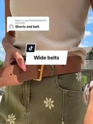 Replying to @user3796569058617 wide chunky belt | outfit accessories #belts 