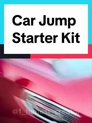 Replying to @Jess Ladies never leave home without this car jump starter kit #dealsforyoudays #tiktokshopmemorialday #PortableCarJumpStarter #CarJumper #JumperCables   