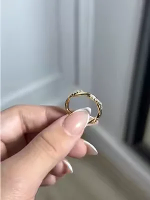 #Pavoi #GoldPlatedJewelry #Ring #GoldJewelry 
