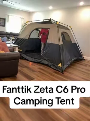 Fanttik Outdoors Zeta C6 Pro Camping Tent. Easy set up and easy take down! #fanttik #campingtent #campinglife #outdoorfun #dealsforyoudays 