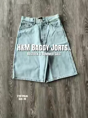 #hm #baggyjorts #mensfashion 