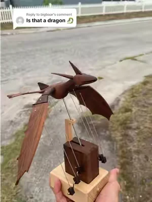 Replying to @bigboar #woodendragon #handcrafted #woodenart #artwork 