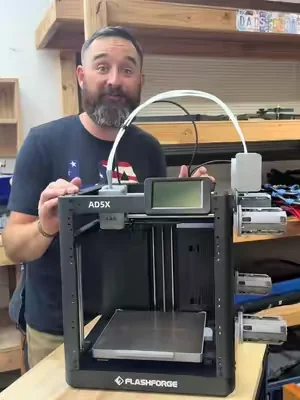 @Flashforge 3D AD5X multi-color 3D printer. #3dprinting #3dprinter #flashforge #summerwins #dealsforyoudays 