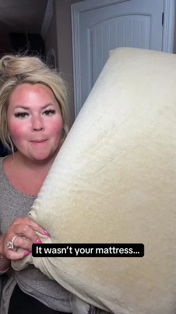 When I thought it was my mattress the entire time, and it was really my pillow! #creatorsearchinsights #sleep #bestsleep #pillow #pillows 
