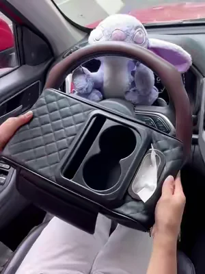 Trending 4-in-1 Car Armrest Box! All-in-one tissue holder, cup holders, storage bin, and phone slot – keep your car neat and organized! 40J #TikTokTrending #CarAccessories #smartdriving