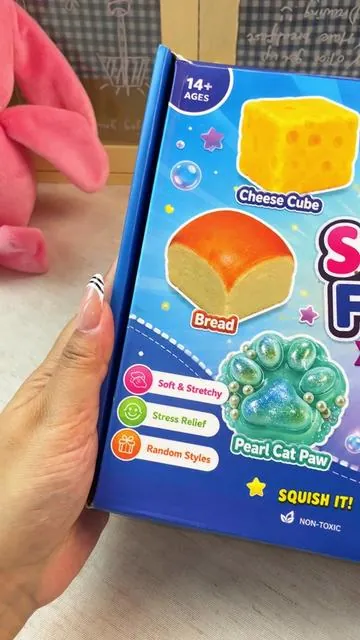 The 8 piece squishy fun box is wrapped folks #squishy #squishtok #funbox #viral #trend 