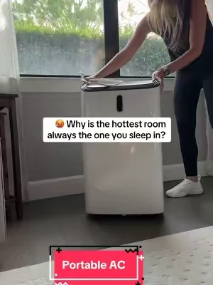 While everyone else is sweating through the heat wave, I’m cooling the room I’m actually using. ❄️ Instead of cranking the central AC to cool the entire house for one hot room, I roll this portable air conditioner where I need it most. It cools fast, is easy to set up, and keeps me comfortable without overcooling the rest of the house. #PortableAC #AirConditioner #StayCool #SummerEssentials #cowsar 