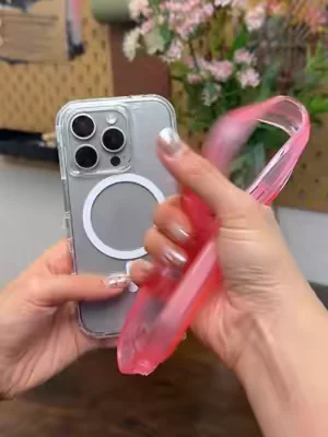 🧡💚💛Love it. OMG Too many different colors 🩷💝💜💙🩵💗3 in 1 phone case w/Y2K style #iphonecase #clearcase #iphone17promax #y2k #tiktokmademebuyit 