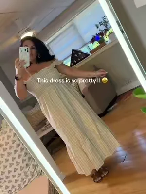 Gingham maxi dress  #maxidress #ginghamdress #dealsforyoudays #summerwins #midsizefashion 