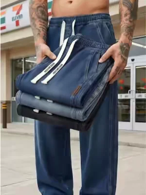 No More Tight Waistband! Elastic Waist Jeans For Guys All Day Comfort#pants #mensfashion #jeansformen #jeansoutfit #comfystyle 