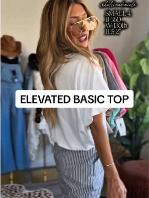 Basic? Never. This double-lined bubble tee is flattering, comfy, and made to elevate your everyday look 👏🏼 @Imily Bela Living @Imily Bela #imilybela #dealsforyoudays #basictop #elevatedbasics #casualchicoutfit 