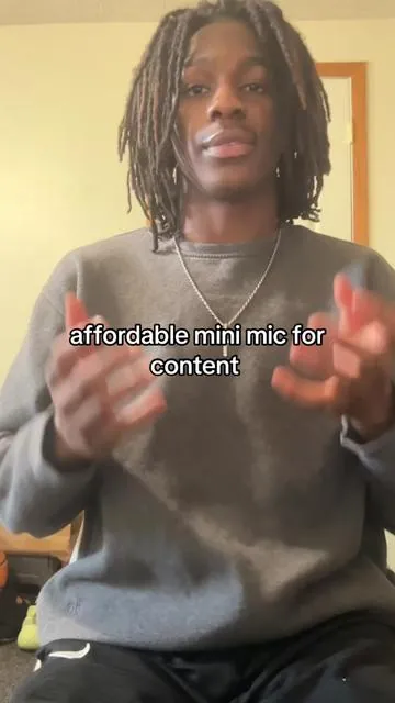 all content creators need this mic #fyp #minimicrophone #noisecancelling 