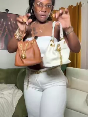 Leather bucket bags #tiktokshopcreatorpicks #leatherbags 