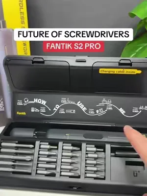 The future of screwdrivers is here! #fantiks2pro #fantik #tools #electricscrewdriver 