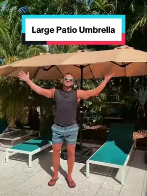This solar patio umbrella with LED lights gives you cooling shade during the day and a warm, inviting glow after sunset. The solar panel charges in daylight, so there’s no need for outlets, cords, or batteries. Whether you’re hosting a backyard barbecue, enjoying dinner on the patio, or relaxing by the pool, this outdoor umbrella with solar lights instantly makes your space feel more comfortable and inviting. #patioumbrella #outdoorliving #patiodecor #outdoorlighting #DealsForYouDays 