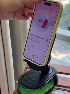 This 5-in-1 Bluetooth speaker + phone stand is loud, clear, folds up, and makes a great gift too. Grab one for the deal ends.#fyp #bluetooth #bluetoothspeaker #speaker #tiktokmademebuyit 