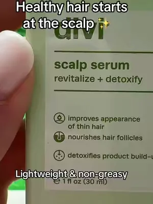Healthy hair starts at the scalp ✨ #divi #scalpcareroutine #healthyhair #cooling 