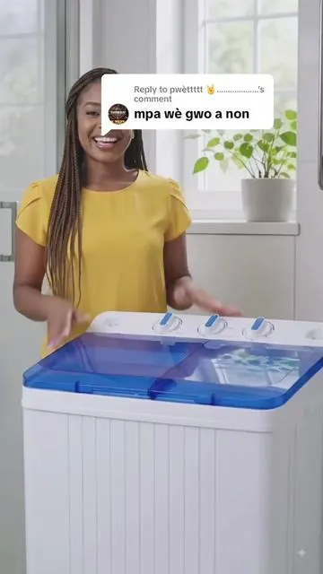 Replying to @pwèttttt 🤘................... intergreat portable Twin tub W #ayisyentiktok🇭🇹🇭🇹 #ViralProducts #Viralll #ayisyentiktok🇭🇹 #viralllllll 
